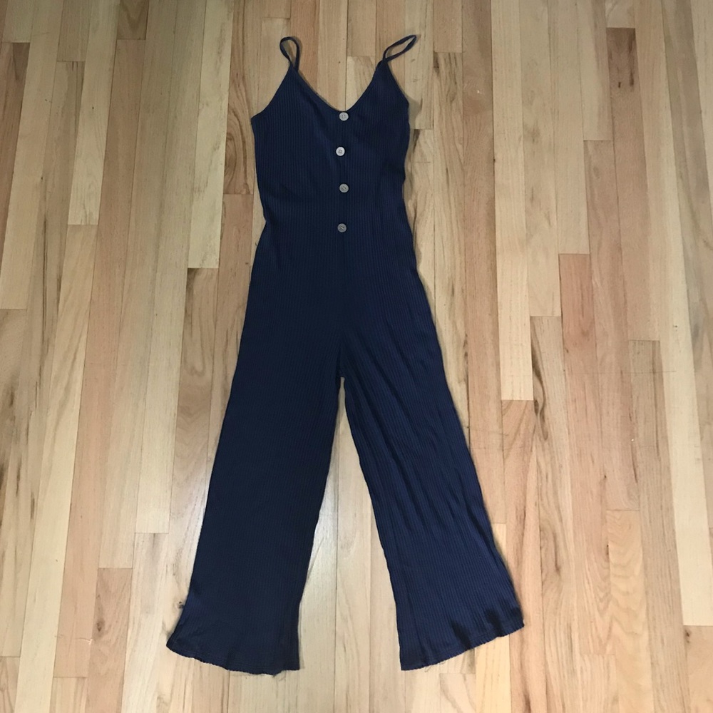 Navy Blue Jumpsuit (Material: Viscosa)